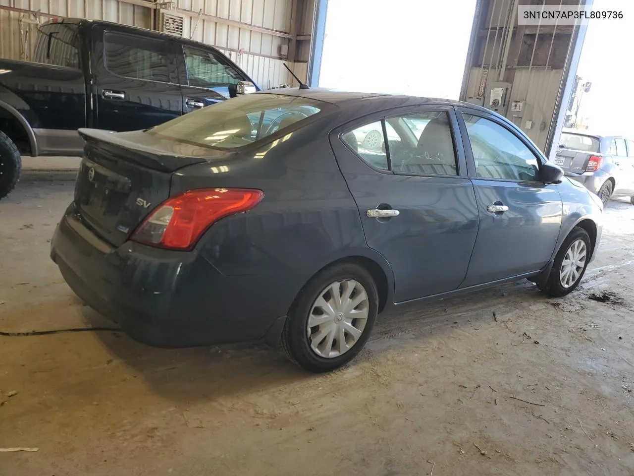 2015 Nissan Versa S VIN: 3N1CN7AP3FL809736 Lot: 69597634