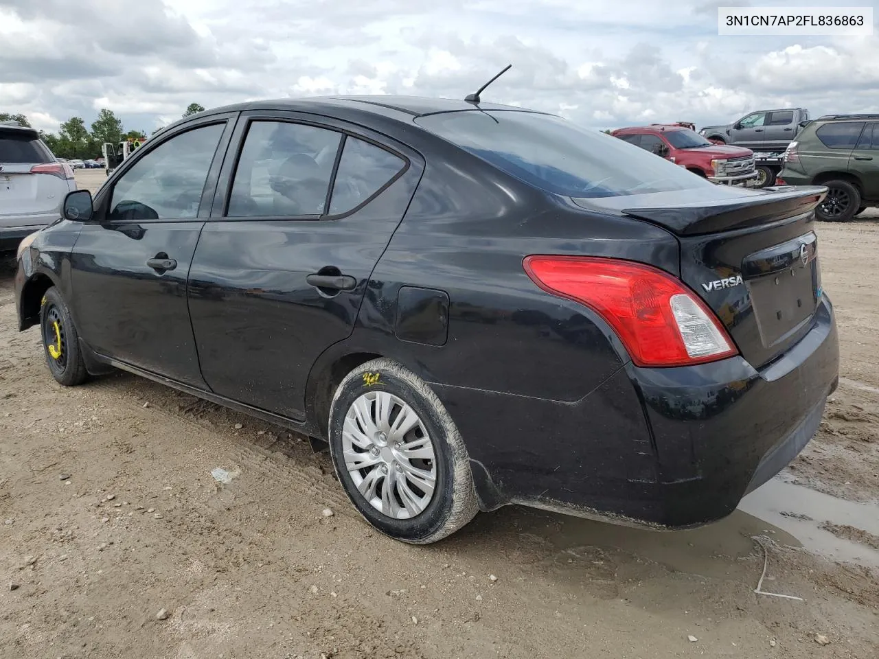 2015 Nissan Versa S VIN: 3N1CN7AP2FL836863 Lot: 69861524