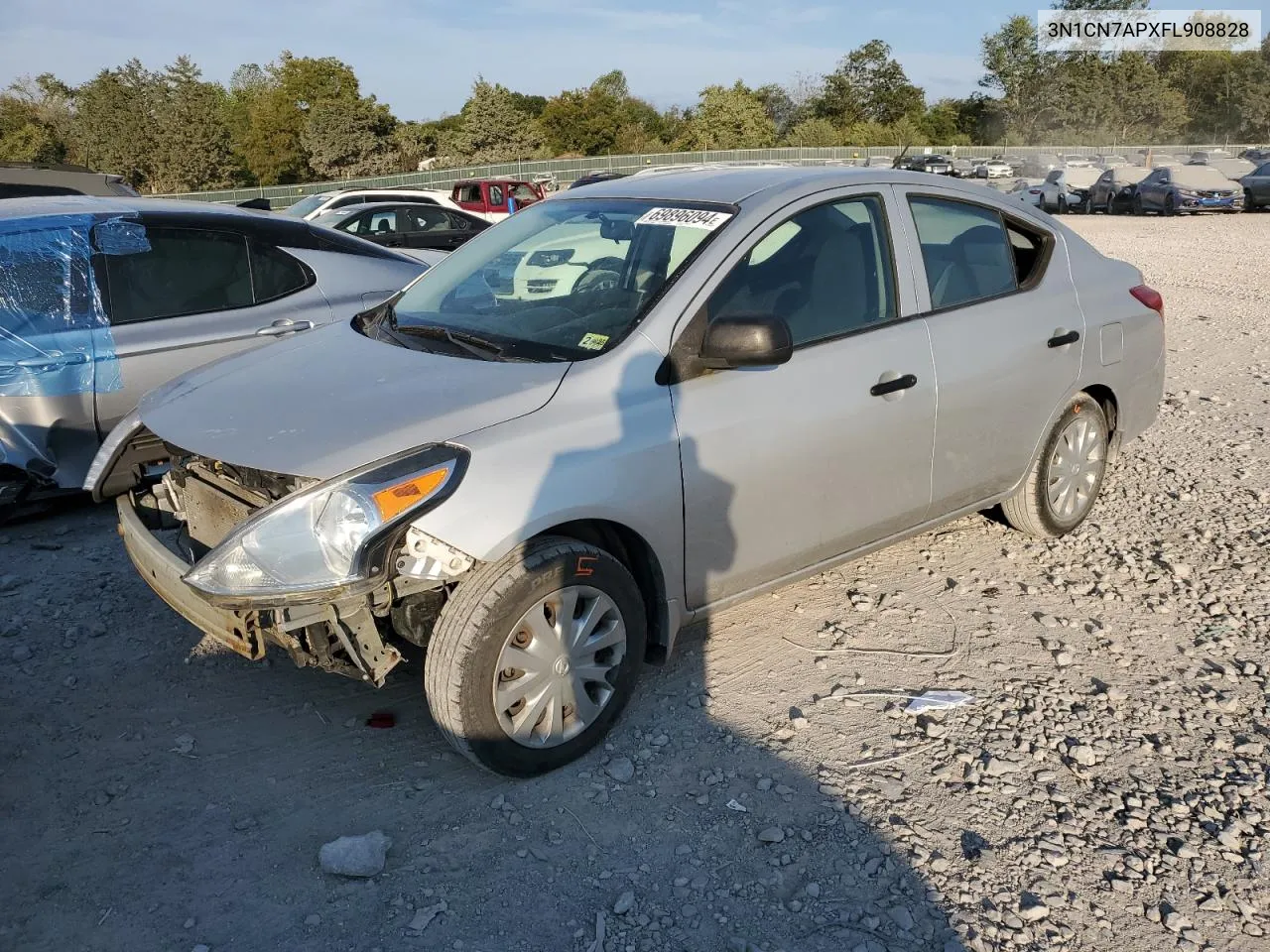 3N1CN7APXFL908828 2015 Nissan Versa S