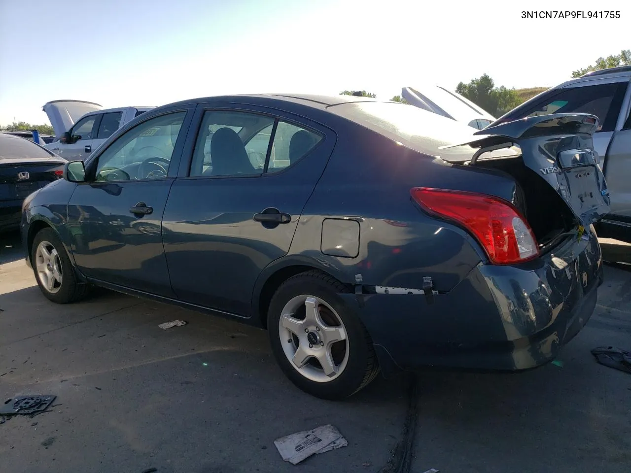 2015 Nissan Versa S VIN: 3N1CN7AP9FL941755 Lot: 70006614