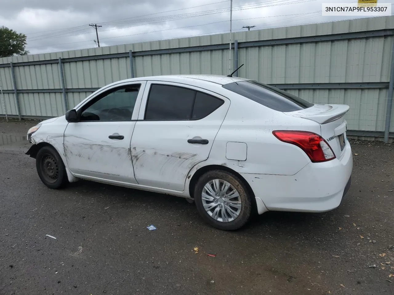 2015 Nissan Versa S VIN: 3N1CN7AP9FL953307 Lot: 70518084