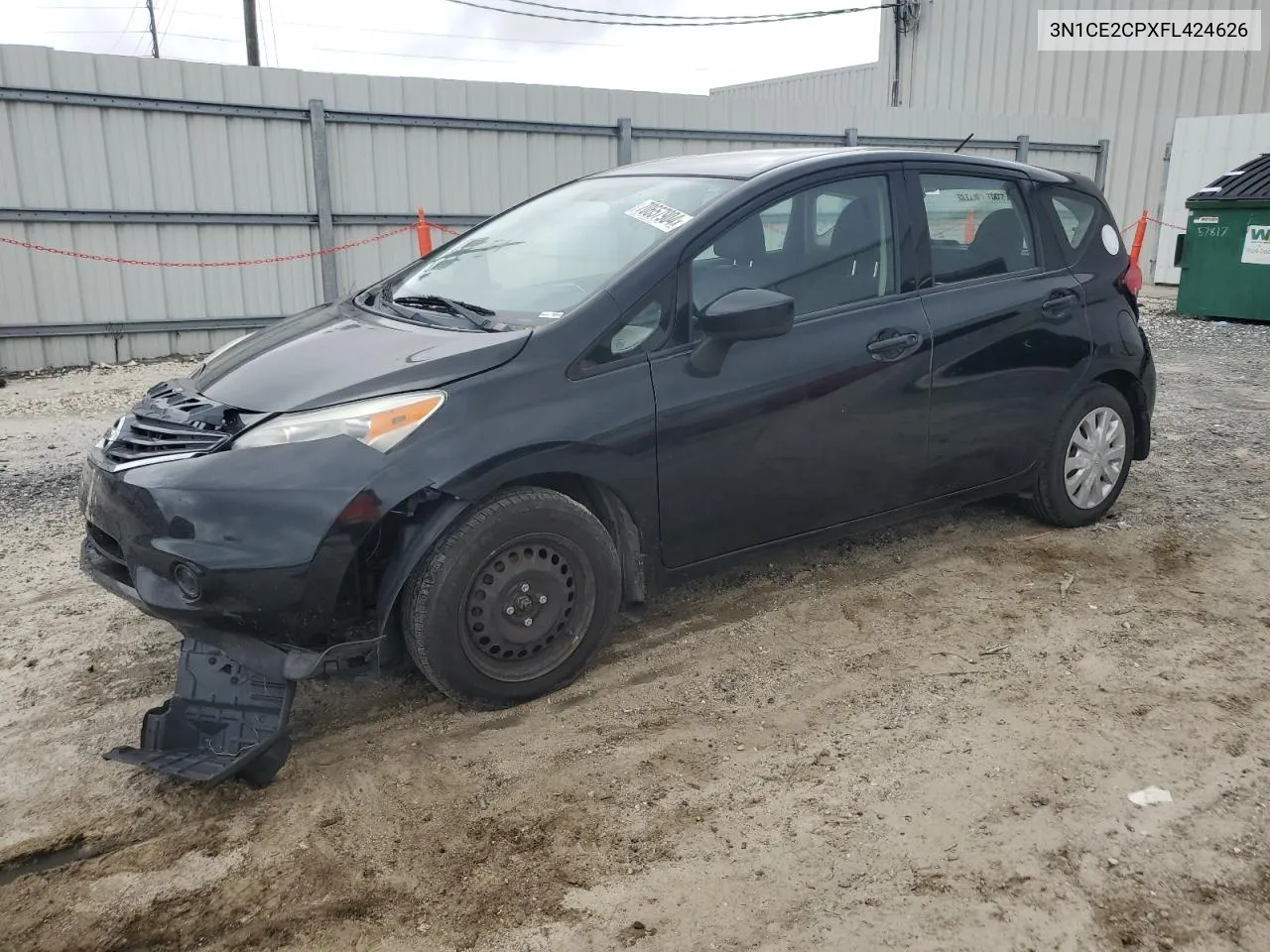 2015 Nissan Versa Note S VIN: 3N1CE2CPXFL424626 Lot: 70657904