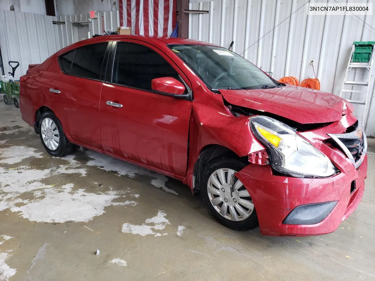 2015 Nissan Versa S VIN: 3N1CN7AP1FL830004 Lot: 70744104