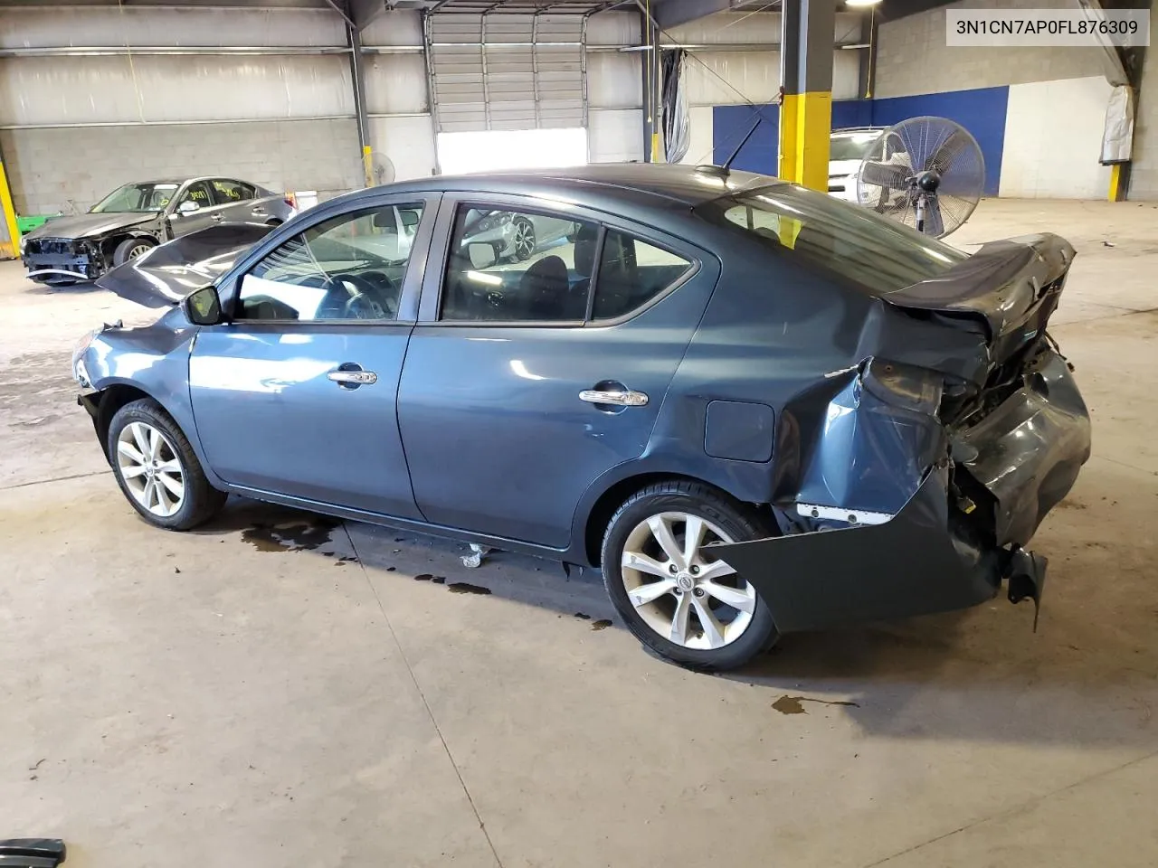 2015 Nissan Versa S VIN: 3N1CN7AP0FL876309 Lot: 70755424