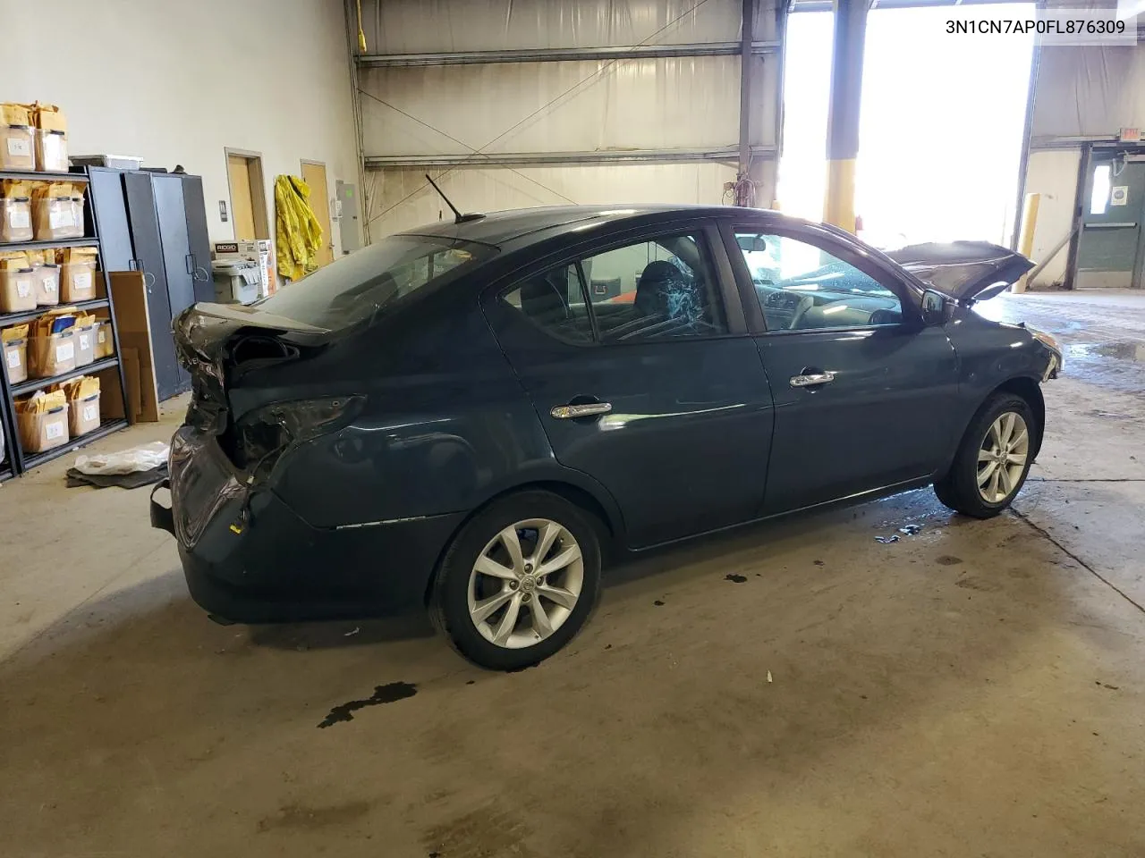 2015 Nissan Versa S VIN: 3N1CN7AP0FL876309 Lot: 70755424