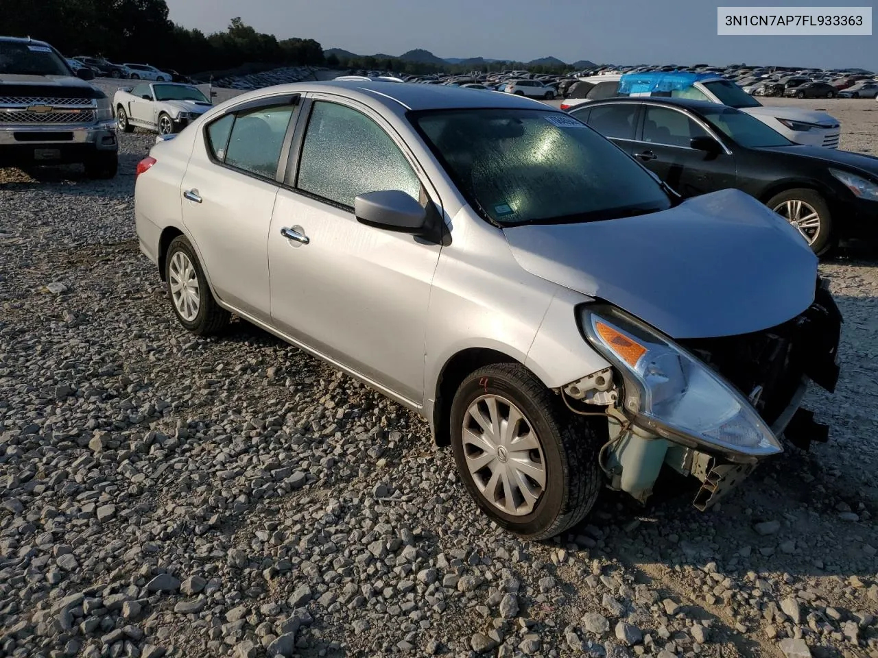 3N1CN7AP7FL933363 2015 Nissan Versa S