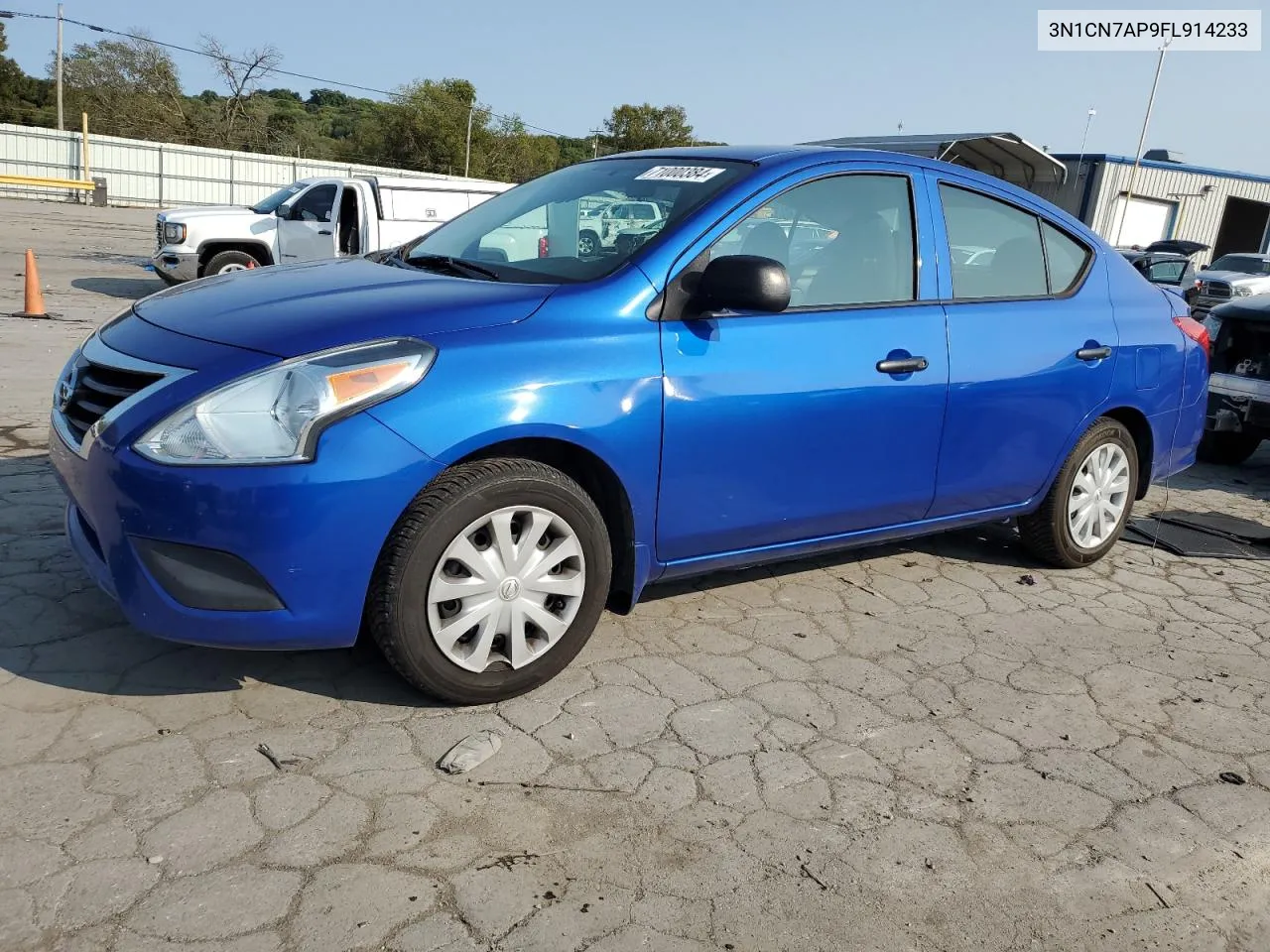 2015 Nissan Versa S VIN: 3N1CN7AP9FL914233 Lot: 71000384