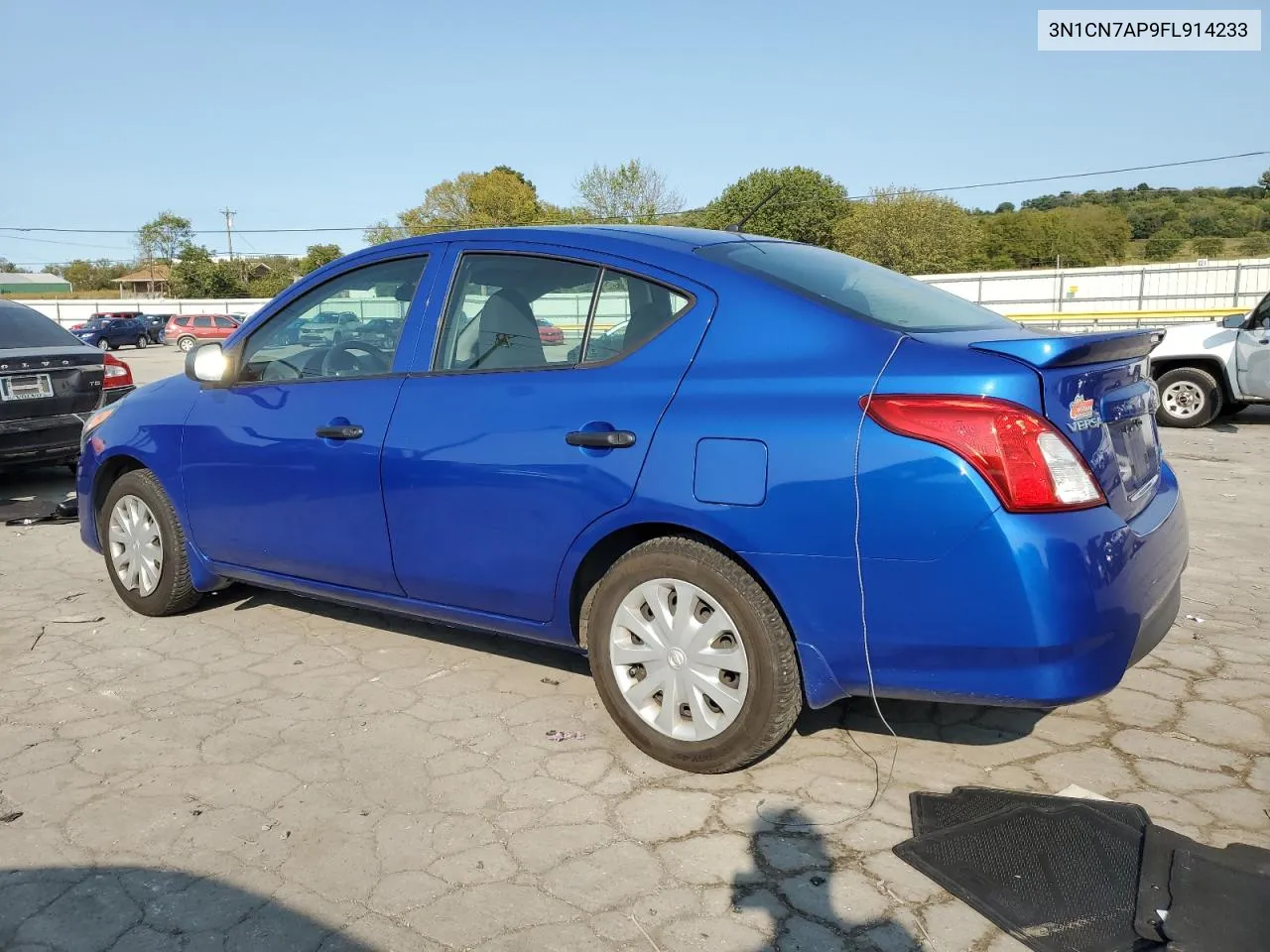 2015 Nissan Versa S VIN: 3N1CN7AP9FL914233 Lot: 71000384