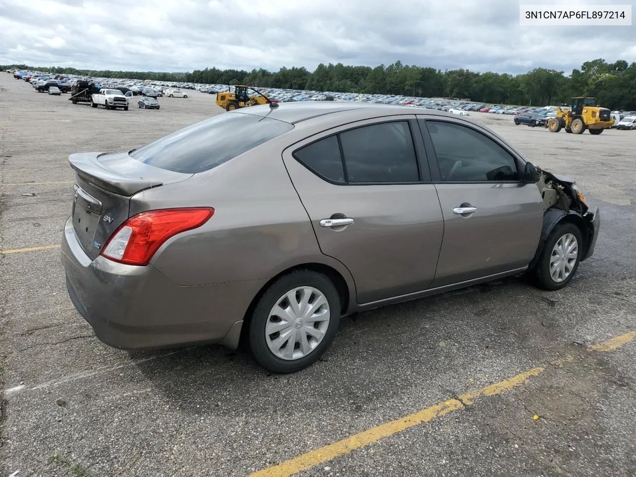 2015 Nissan Versa S VIN: 3N1CN7AP6FL897214 Lot: 71306664