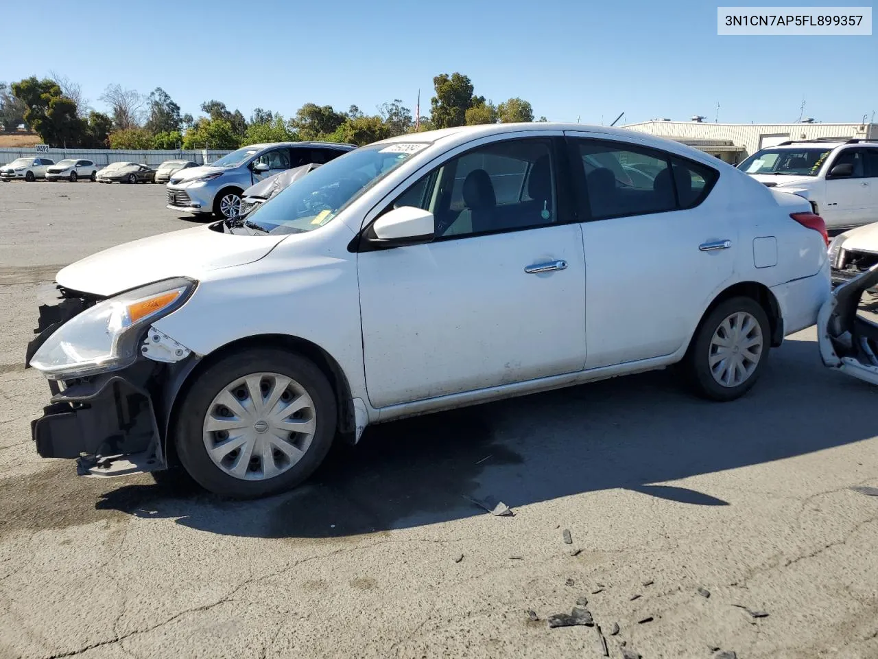 2015 Nissan Versa S VIN: 3N1CN7AP5FL899357 Lot: 71592884