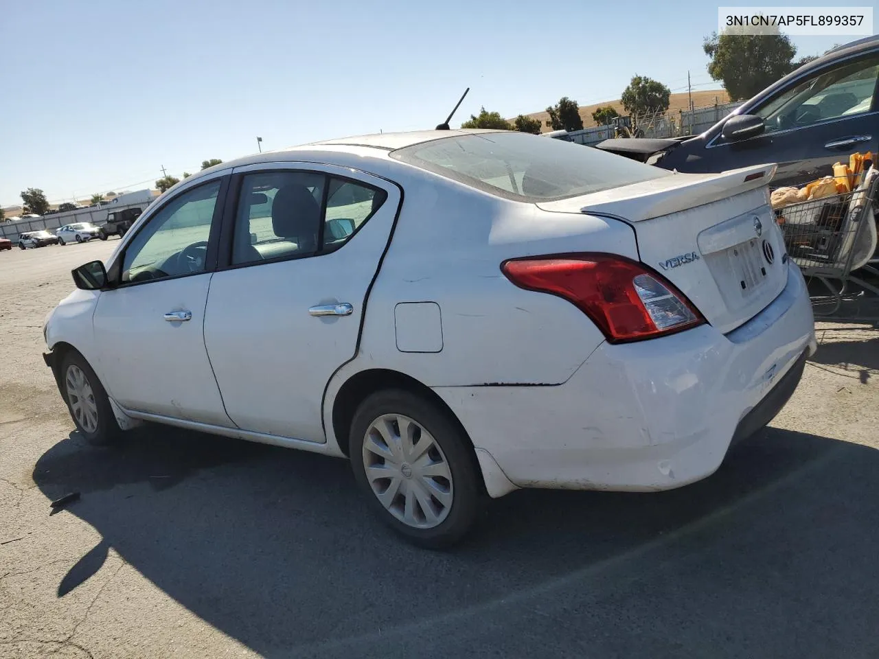 2015 Nissan Versa S VIN: 3N1CN7AP5FL899357 Lot: 71592884