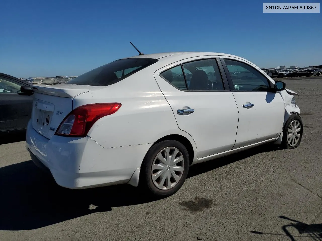 2015 Nissan Versa S VIN: 3N1CN7AP5FL899357 Lot: 71592884