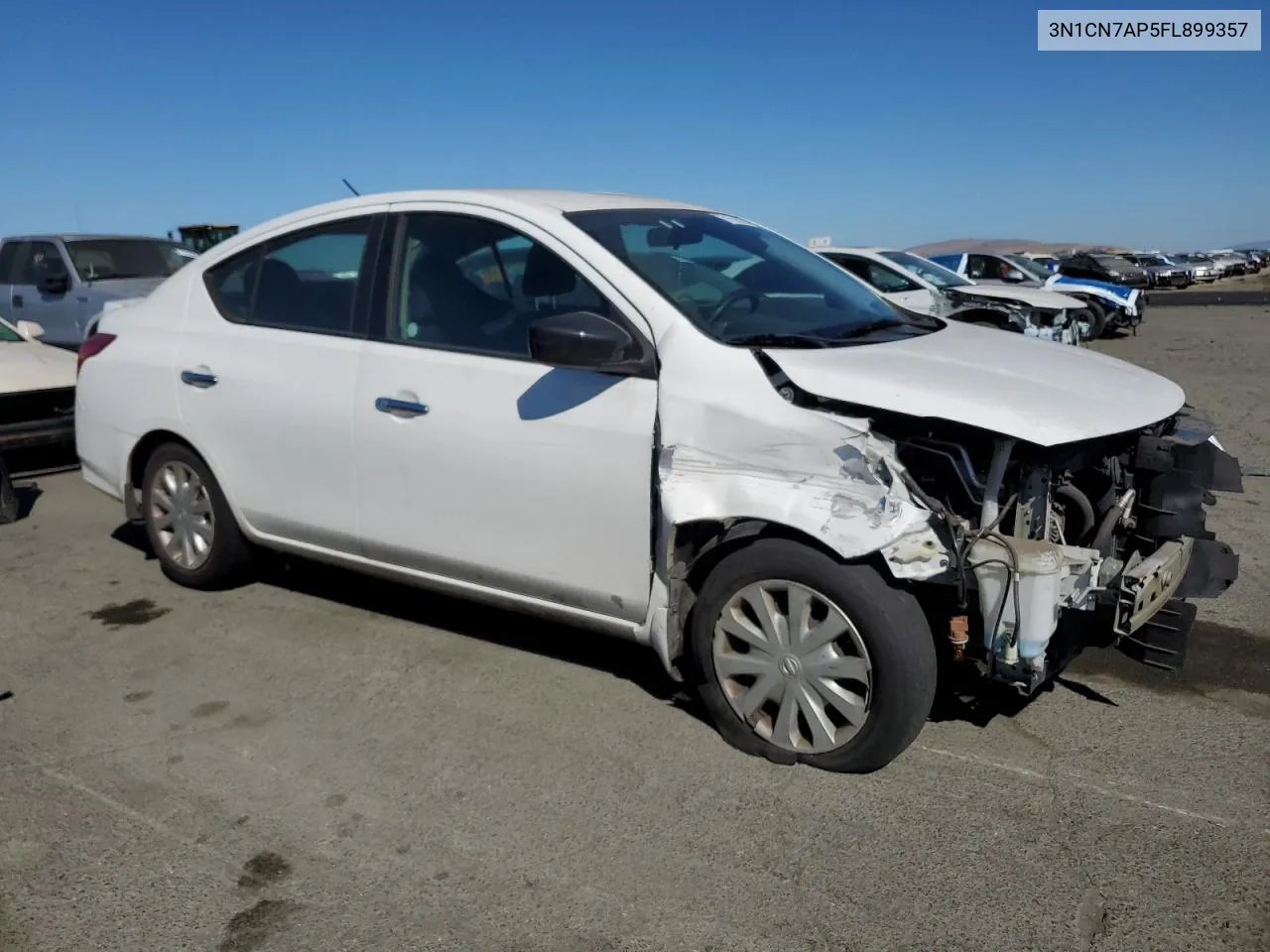 2015 Nissan Versa S VIN: 3N1CN7AP5FL899357 Lot: 71592884