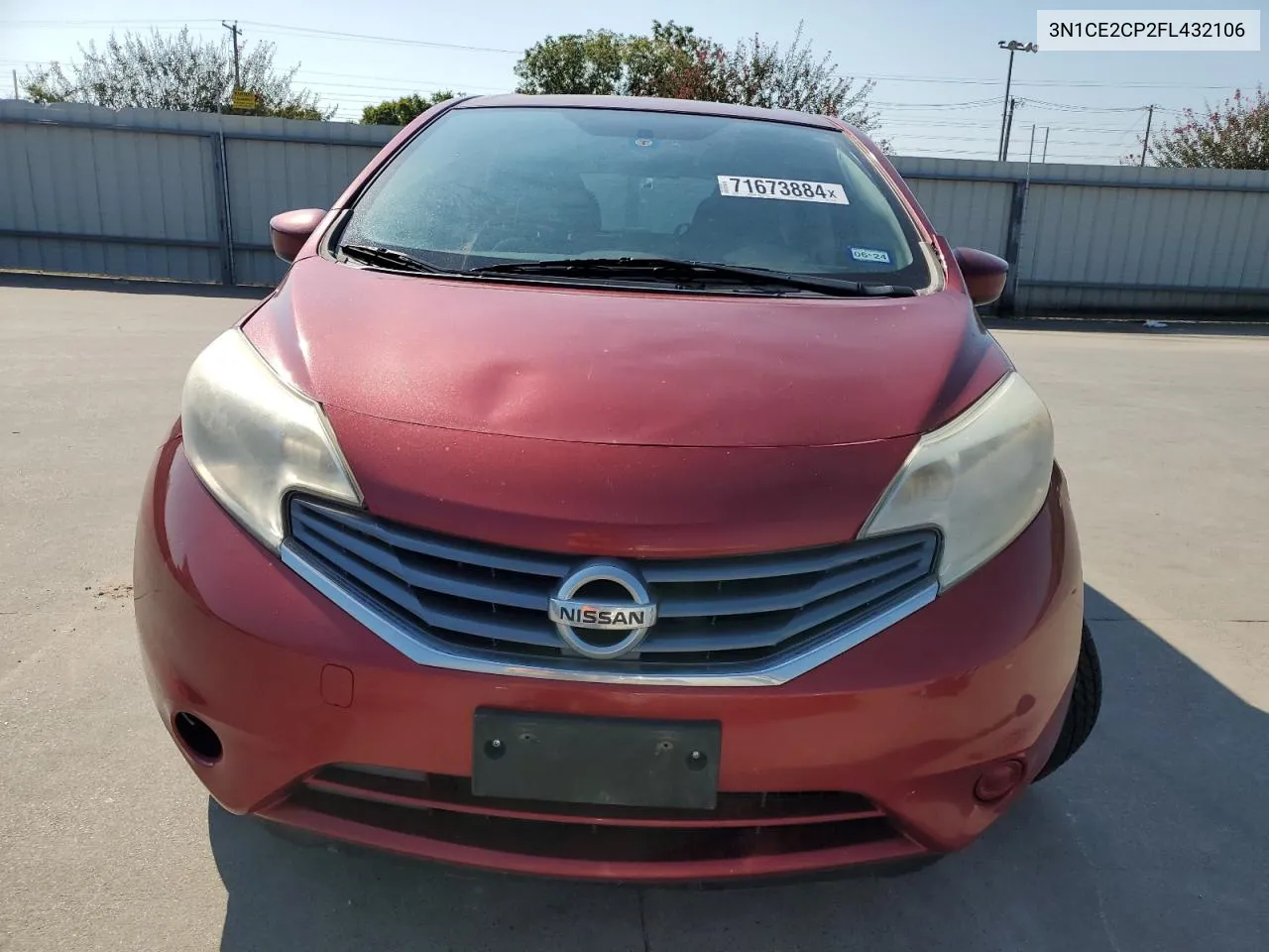 3N1CE2CP2FL432106 2015 Nissan Versa Note S