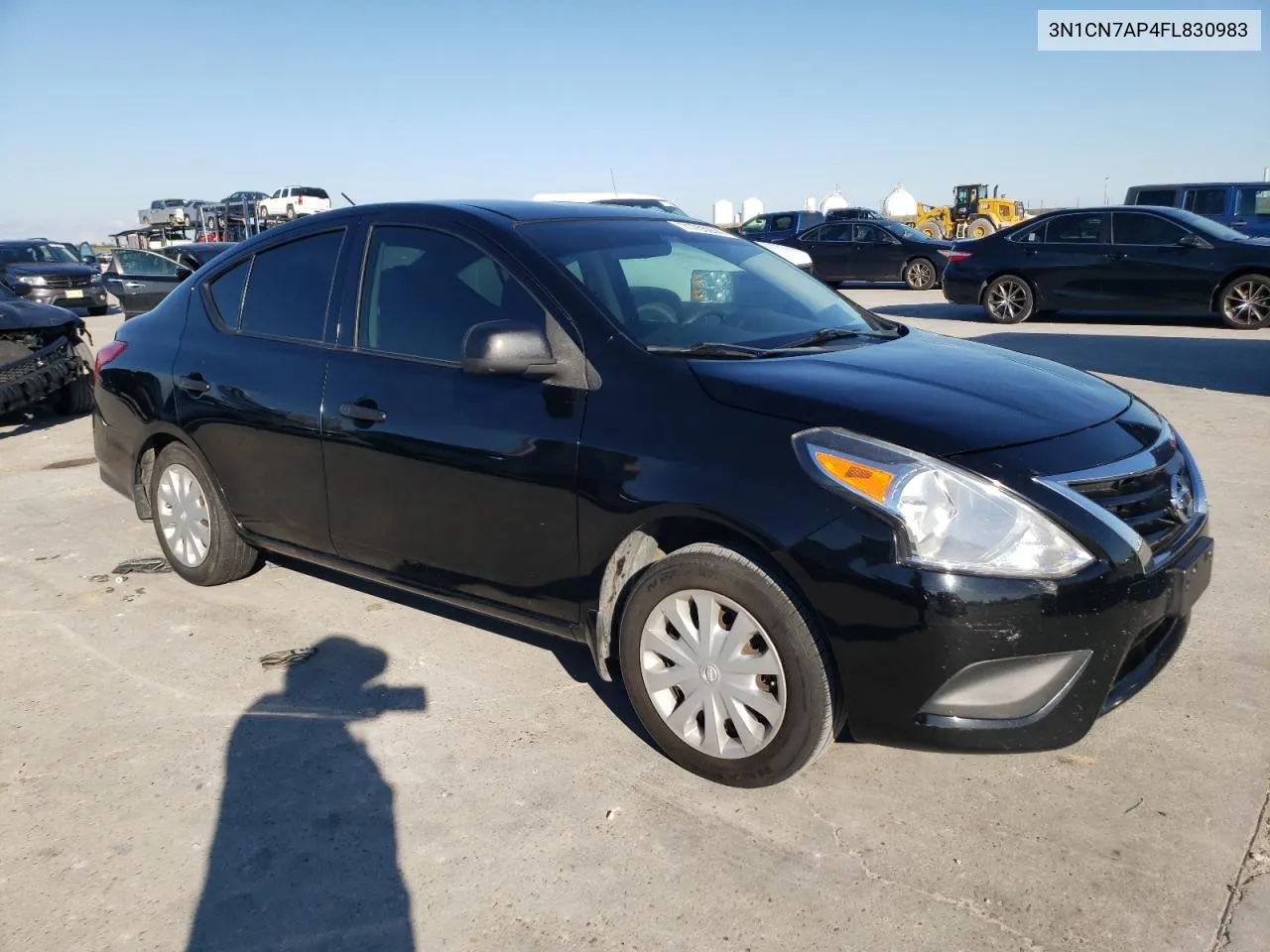 2015 Nissan Versa S VIN: 3N1CN7AP4FL830983 Lot: 71755974