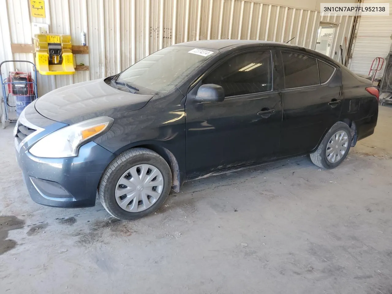 2015 Nissan Versa S VIN: 3N1CN7AP7FL952138 Lot: 72374314