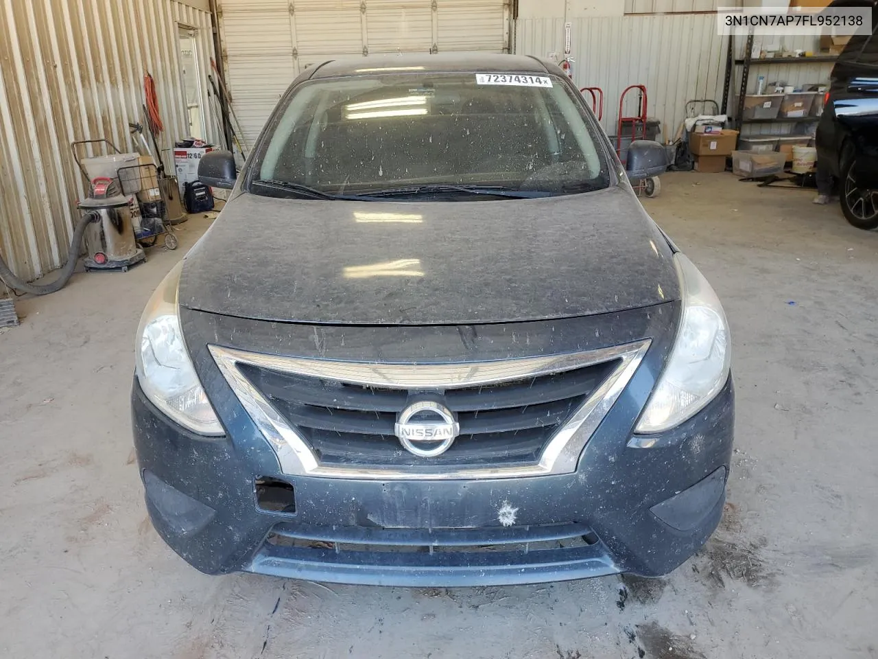 2015 Nissan Versa S VIN: 3N1CN7AP7FL952138 Lot: 72374314