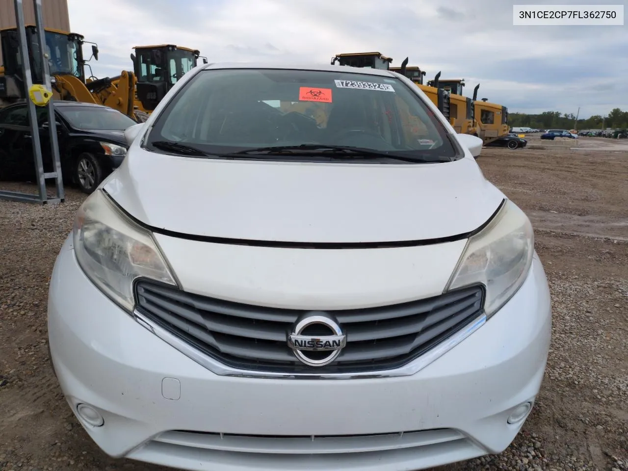 2015 Nissan Versa Note S VIN: 3N1CE2CP7FL362750 Lot: 72393324