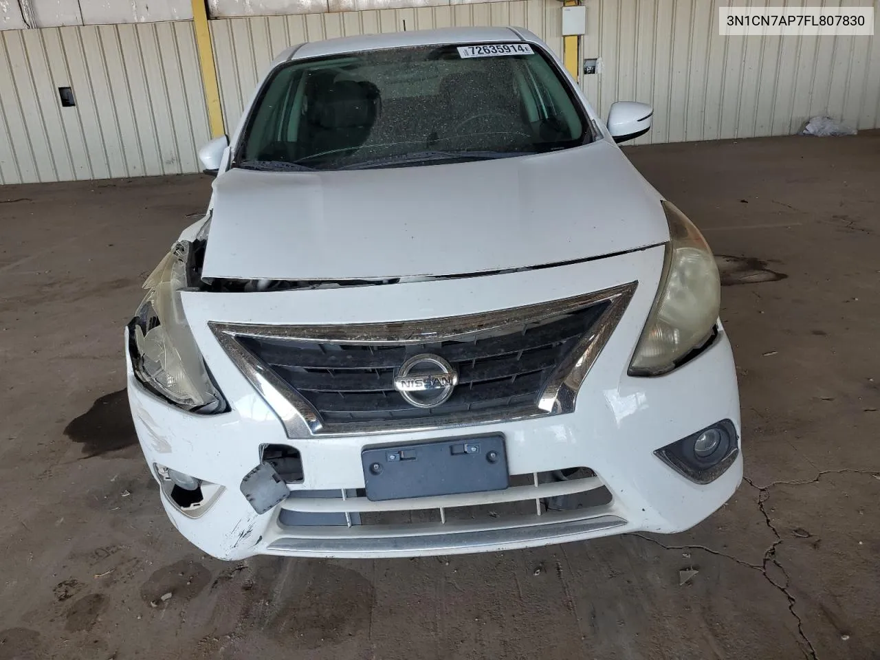 3N1CN7AP7FL807830 2015 Nissan Versa S