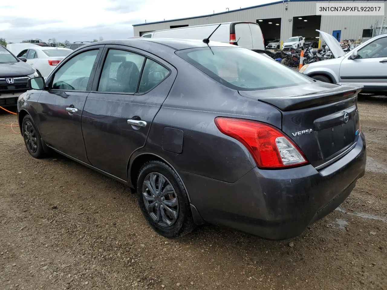 2015 Nissan Versa S VIN: 3N1CN7APXFL922017 Lot: 72931604