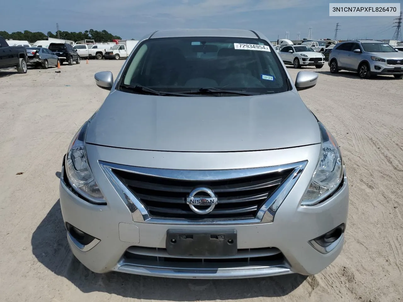 3N1CN7APXFL826470 2015 Nissan Versa S