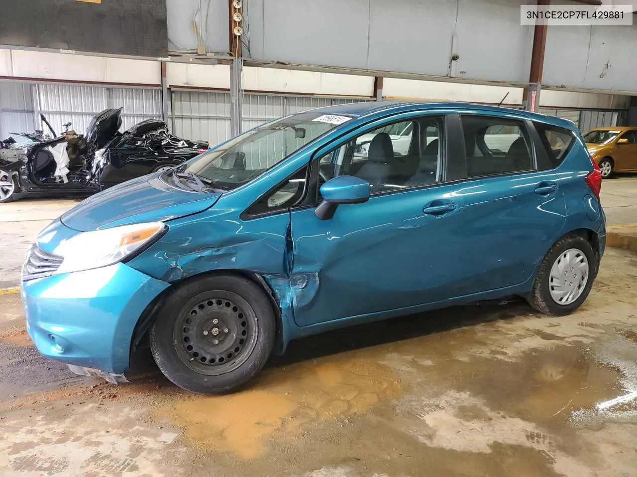 2015 Nissan Versa Note S VIN: 3N1CE2CP7FL429881 Lot: 73598514