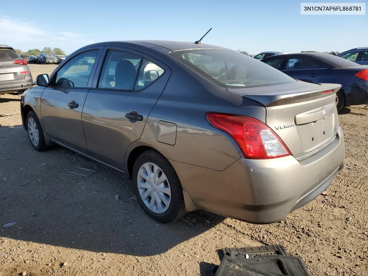 2015 Nissan Versa S VIN: 3N1CN7AP6FL868781 Lot: 73787724