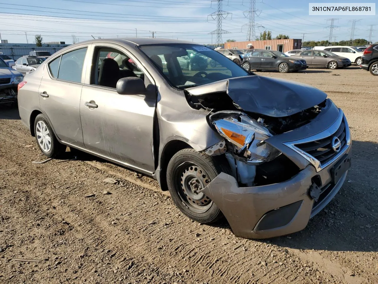 3N1CN7AP6FL868781 2015 Nissan Versa S