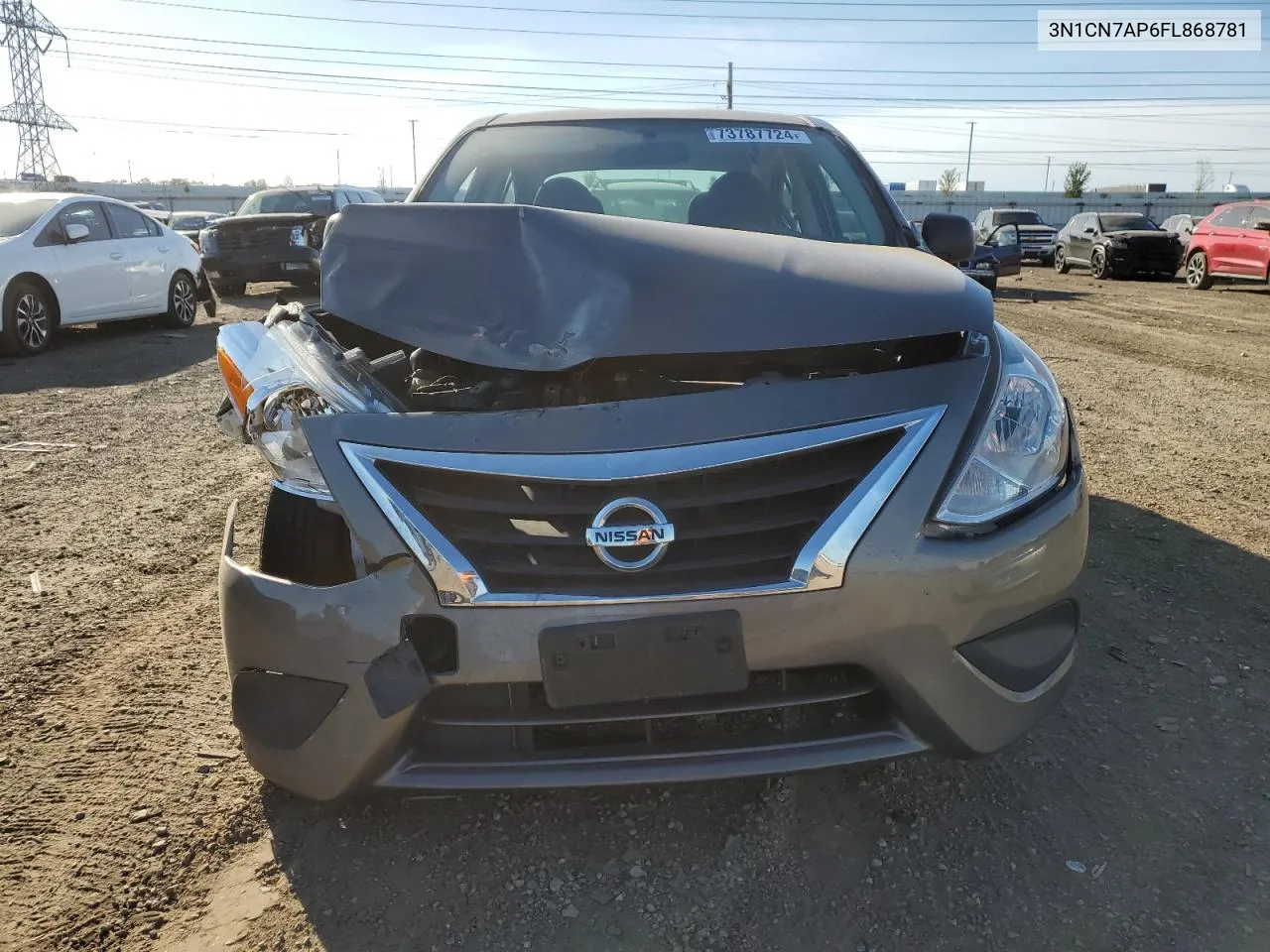 2015 Nissan Versa S VIN: 3N1CN7AP6FL868781 Lot: 73787724