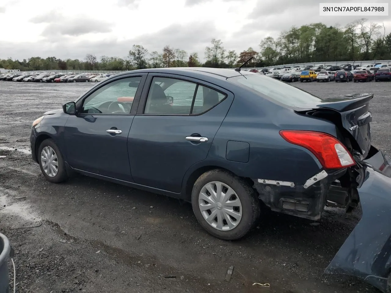 2015 Nissan Versa S VIN: 3N1CN7AP0FL847988 Lot: 73940934