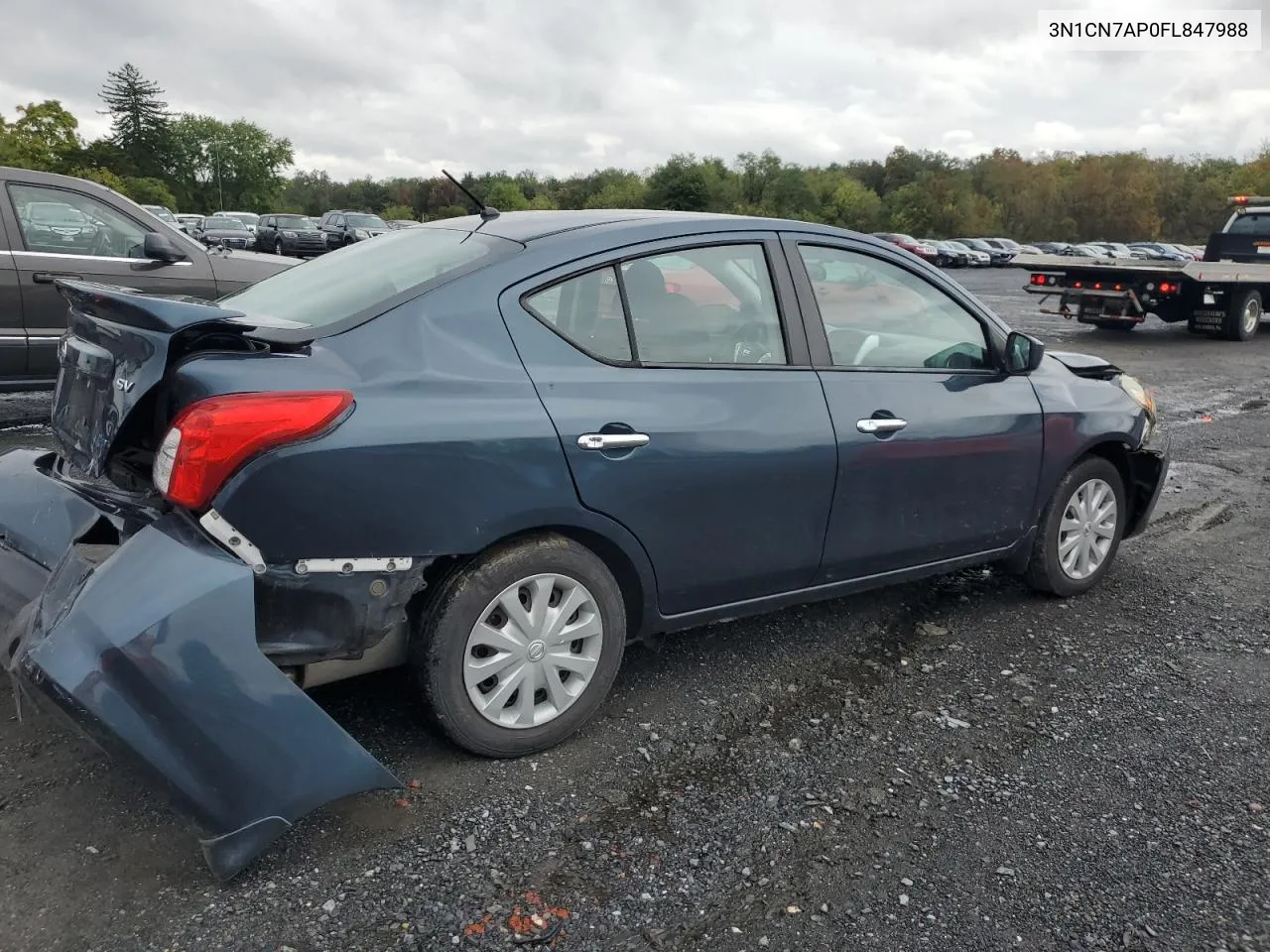 2015 Nissan Versa S VIN: 3N1CN7AP0FL847988 Lot: 73940934