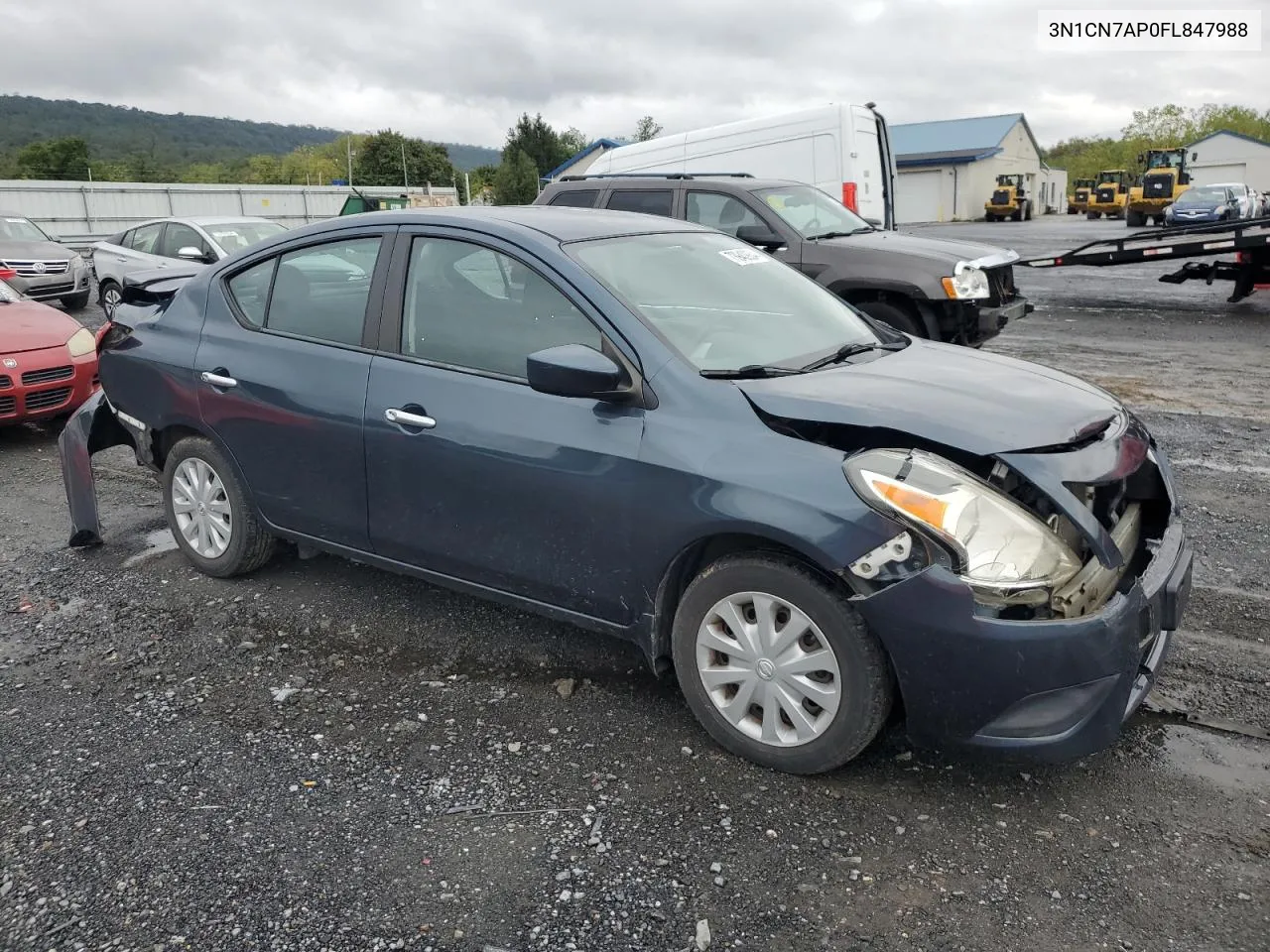 2015 Nissan Versa S VIN: 3N1CN7AP0FL847988 Lot: 73940934