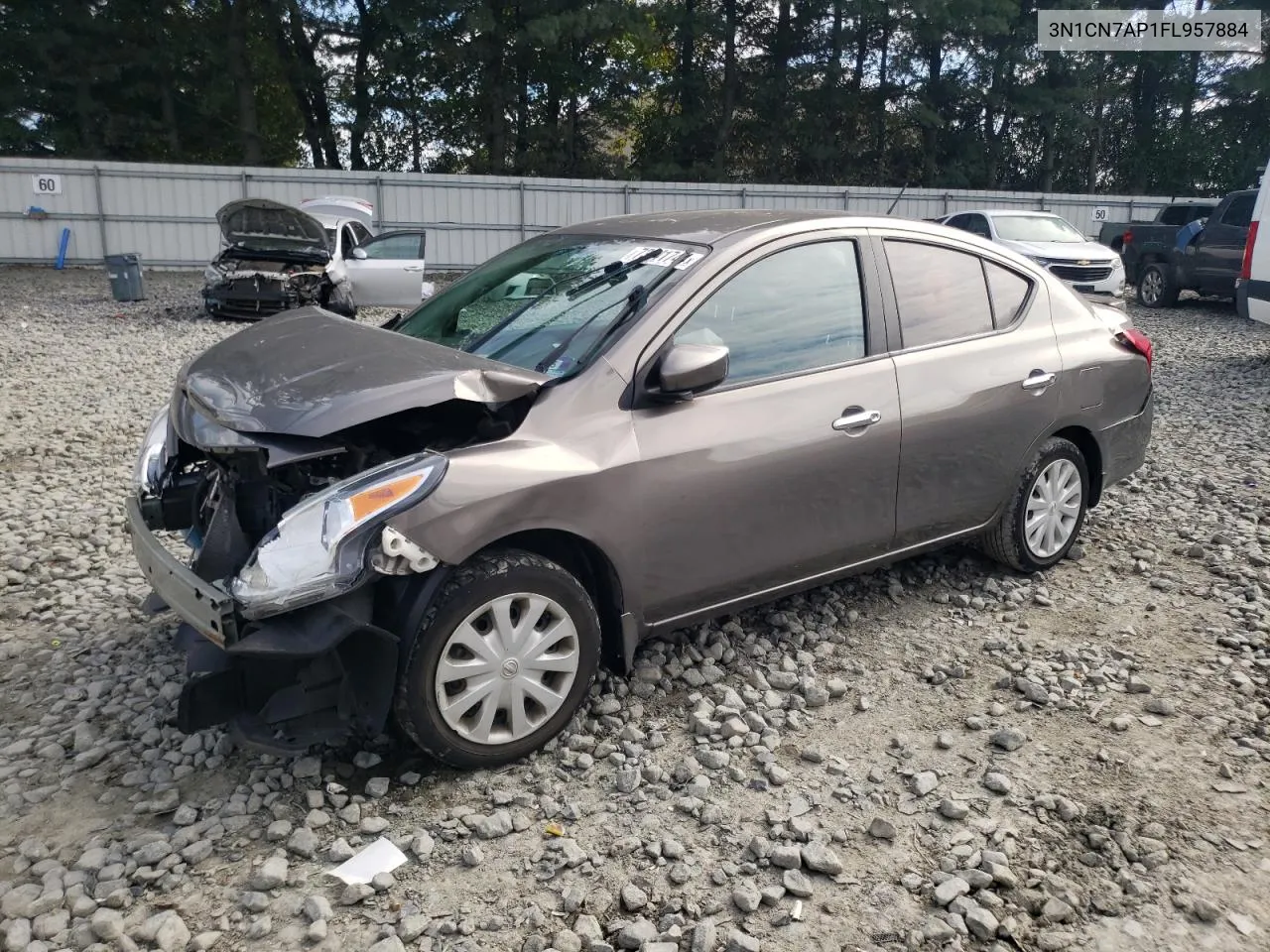 2015 Nissan Versa S VIN: 3N1CN7AP1FL957884 Lot: 73941744