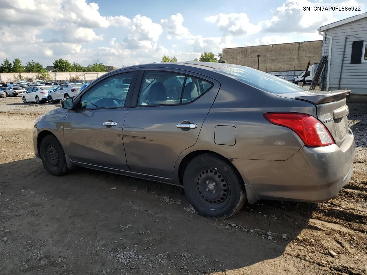 2015 Nissan Versa S VIN: 3N1CN7AP0FL886922 Lot: 74242384