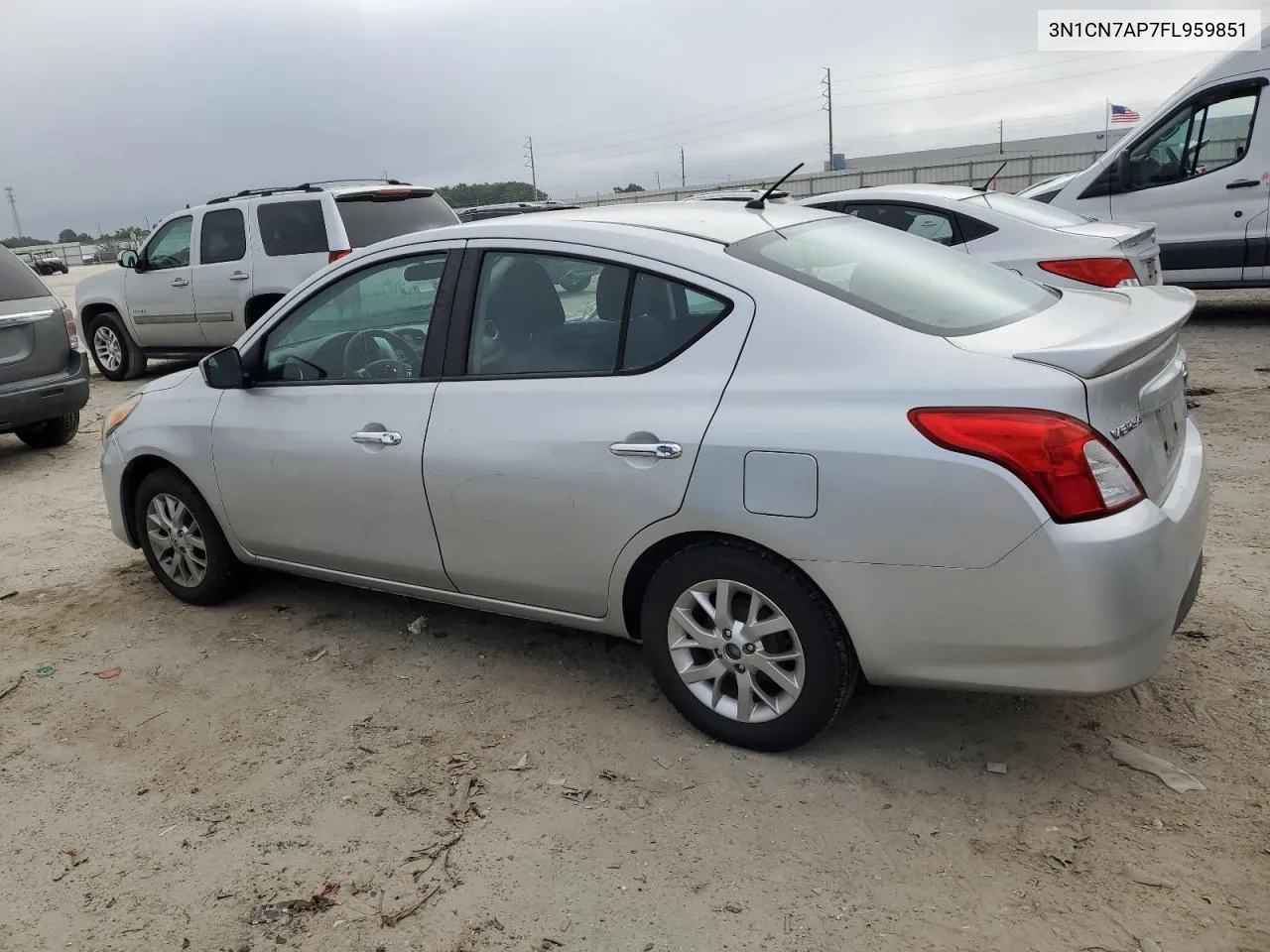 2015 Nissan Versa S VIN: 3N1CN7AP7FL959851 Lot: 74289214