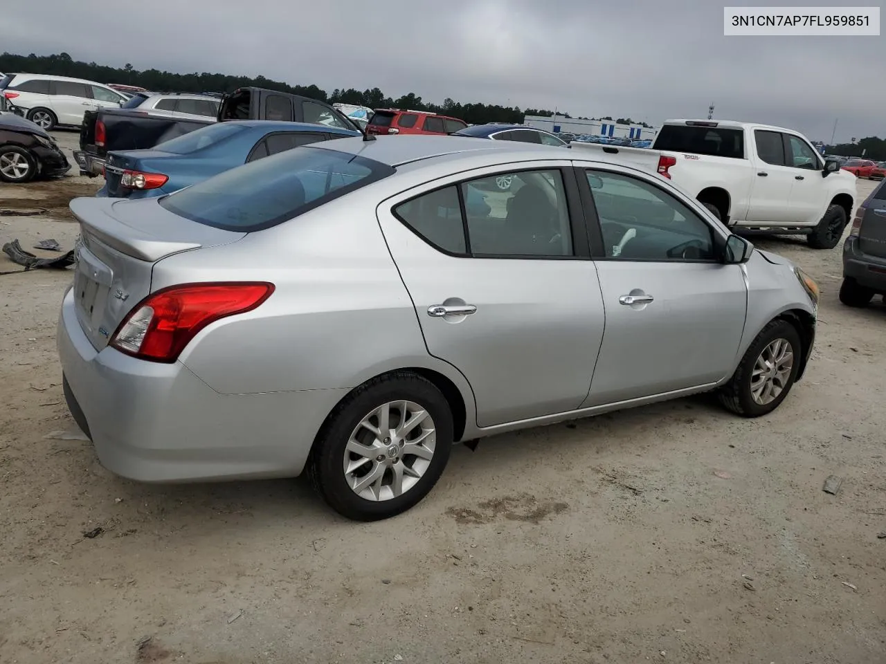 2015 Nissan Versa S VIN: 3N1CN7AP7FL959851 Lot: 74289214