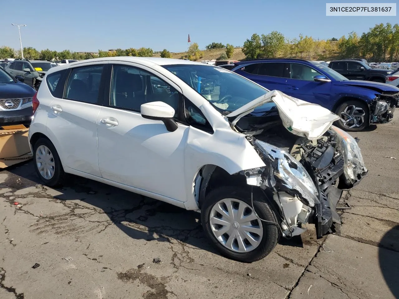 2015 Nissan Versa Note S VIN: 3N1CE2CP7FL381637 Lot: 74388744