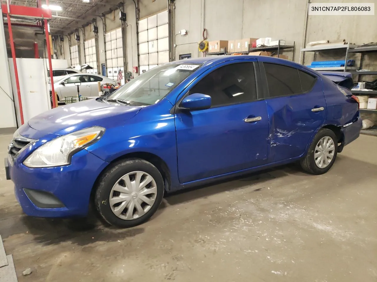 2015 Nissan Versa S VIN: 3N1CN7AP2FL806083 Lot: 74395684