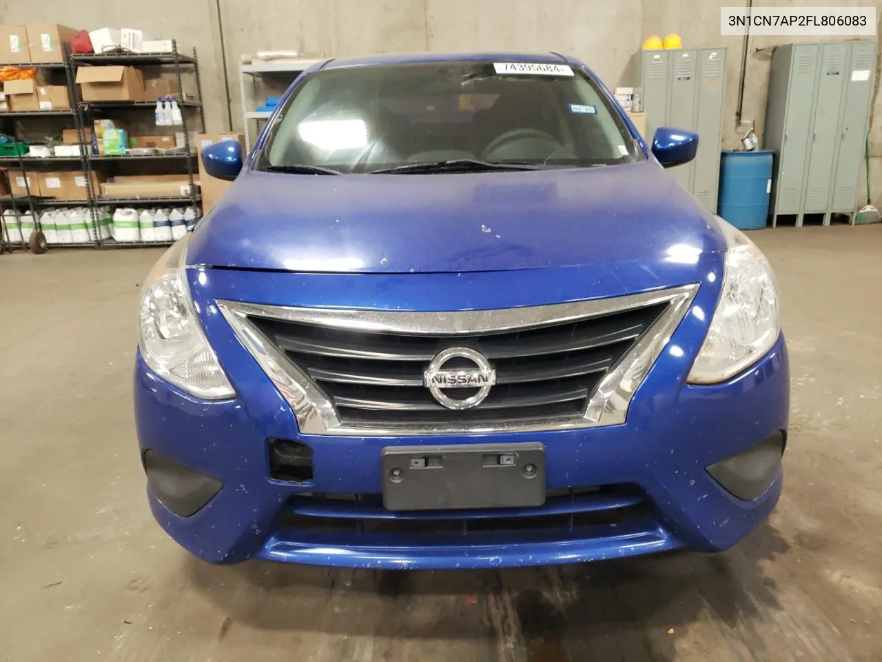 2015 Nissan Versa S VIN: 3N1CN7AP2FL806083 Lot: 74395684