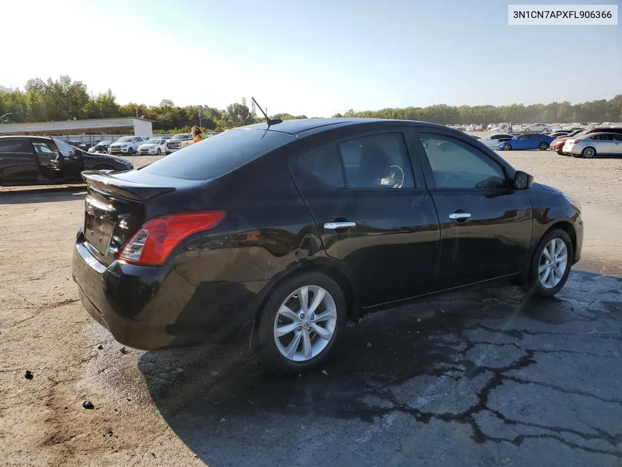 2015 Nissan Versa S VIN: 3N1CN7APXFL906366 Lot: 74527914