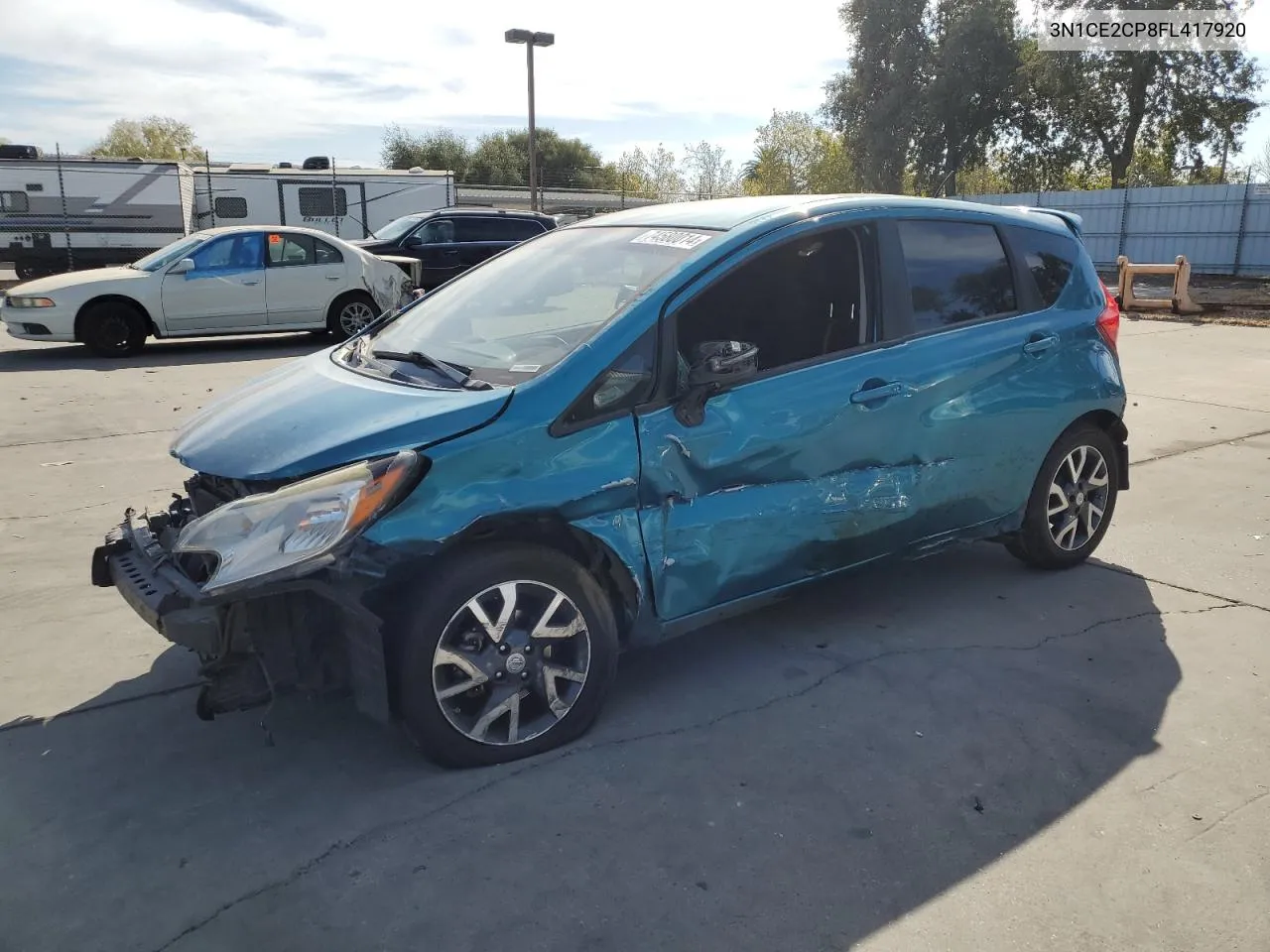 2015 Nissan Versa Note S VIN: 3N1CE2CP8FL417920 Lot: 74580014