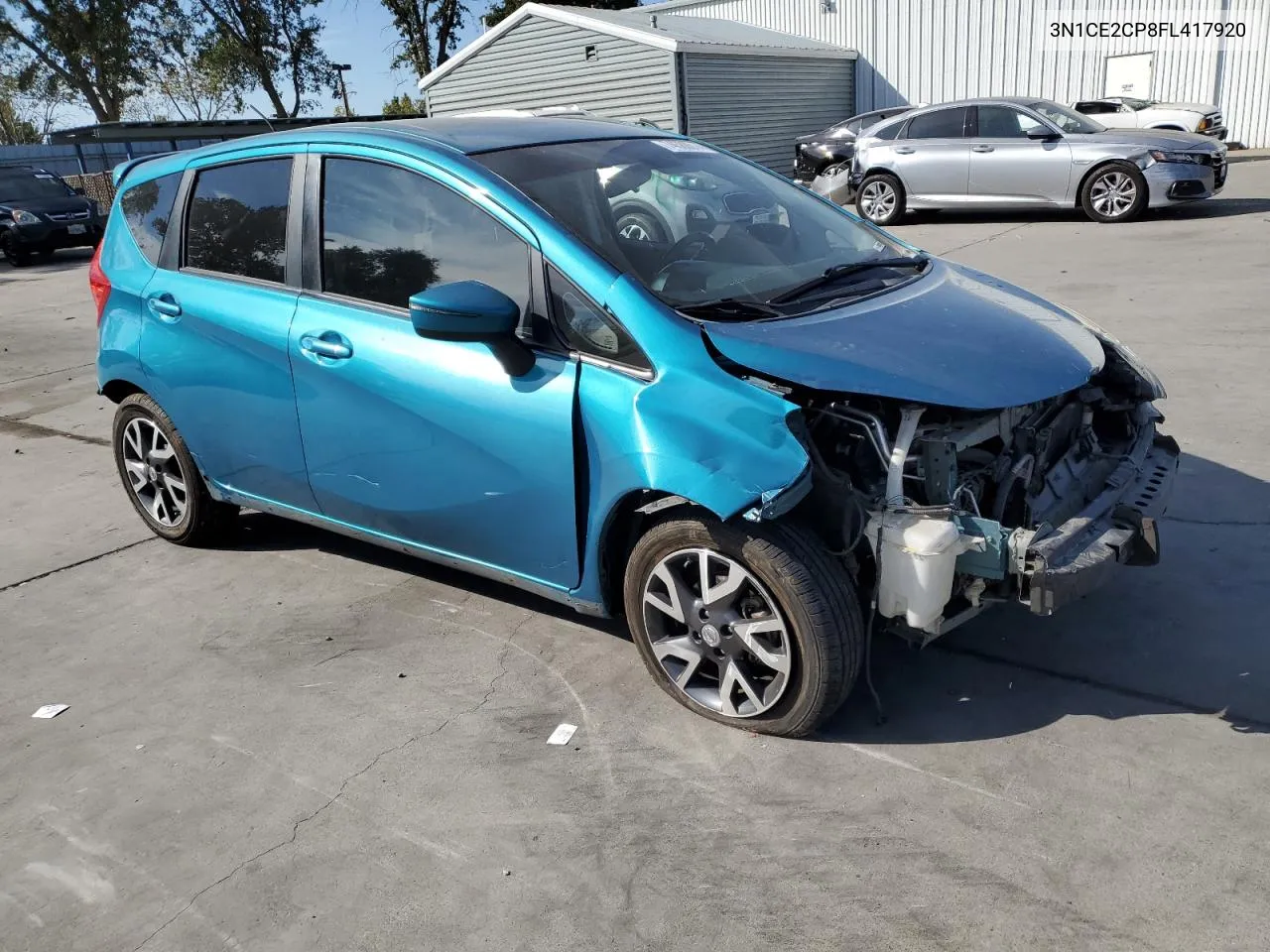 2015 Nissan Versa Note S VIN: 3N1CE2CP8FL417920 Lot: 74580014