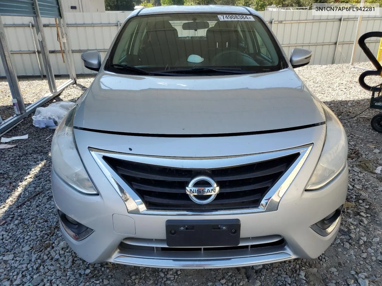 2015 Nissan Versa S VIN: 3N1CN7AP6FL942281 Lot: 74908384