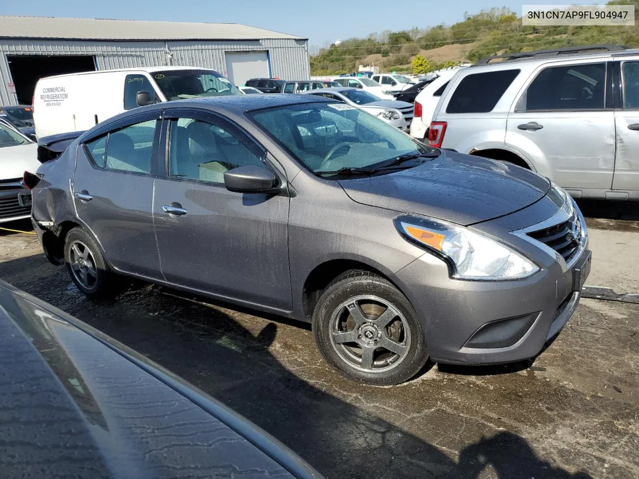 2015 Nissan Versa S VIN: 3N1CN7AP9FL904947 Lot: 74917584