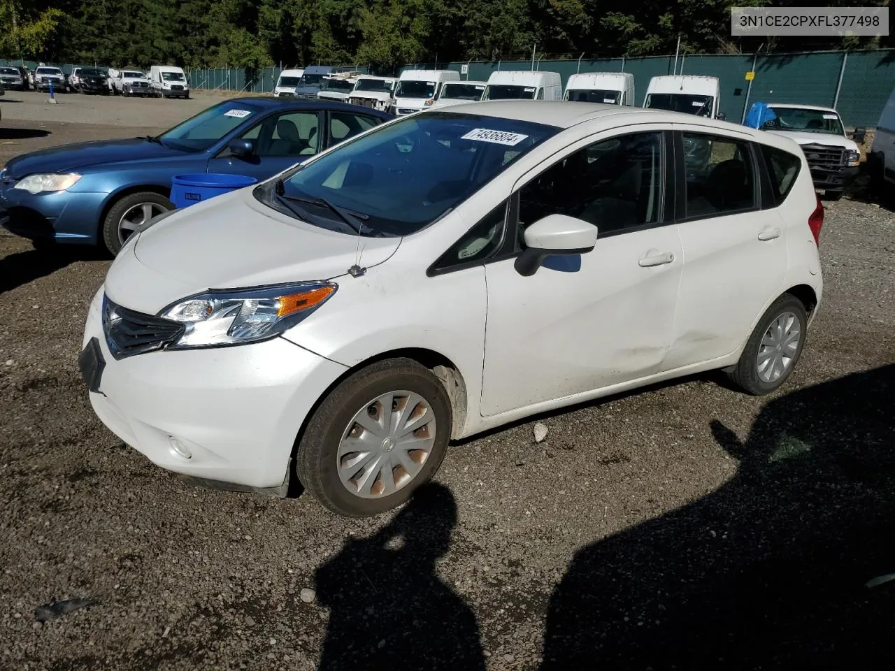 2015 Nissan Versa Note S VIN: 3N1CE2CPXFL377498 Lot: 74936804