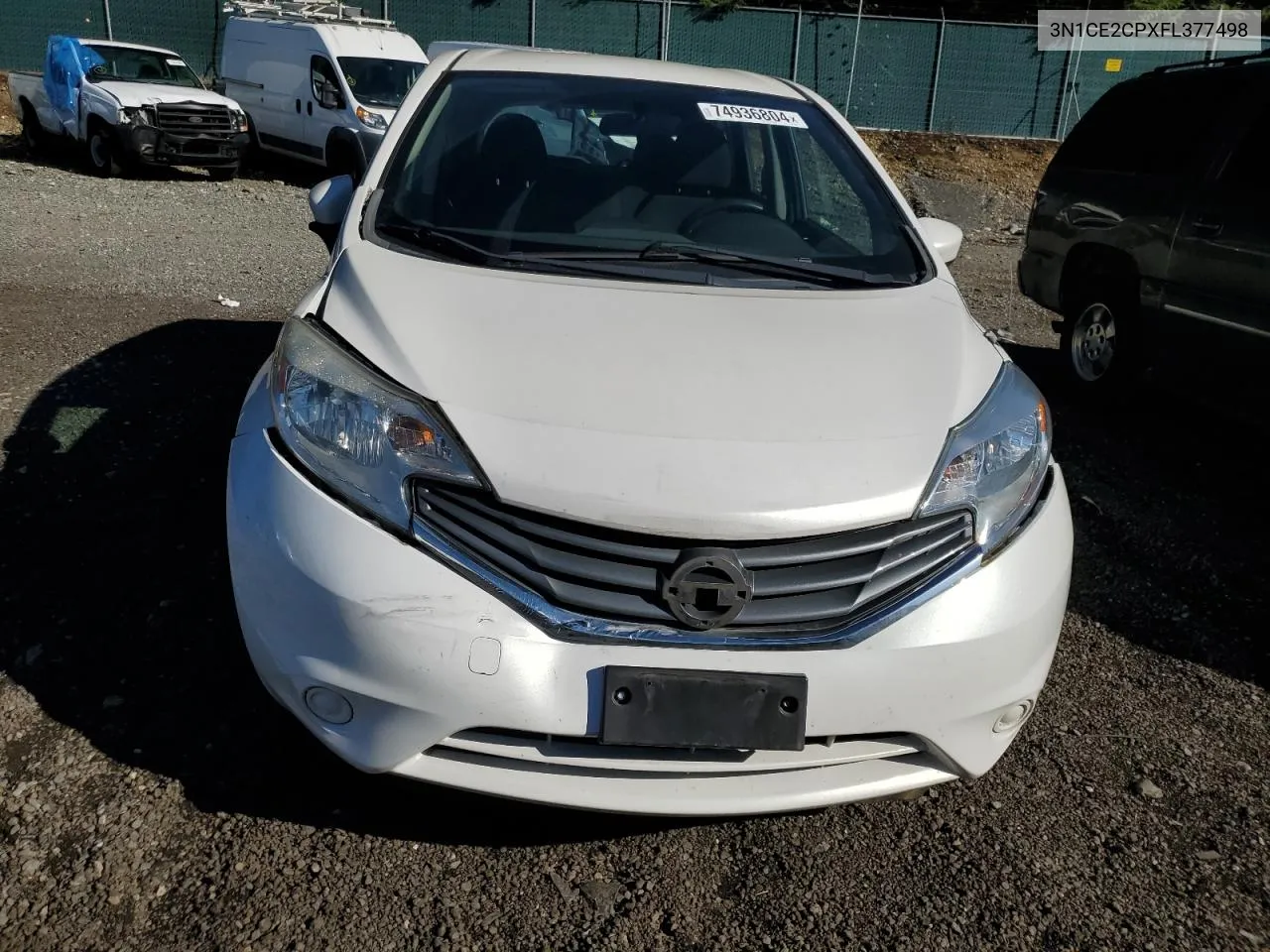 2015 Nissan Versa Note S VIN: 3N1CE2CPXFL377498 Lot: 74936804