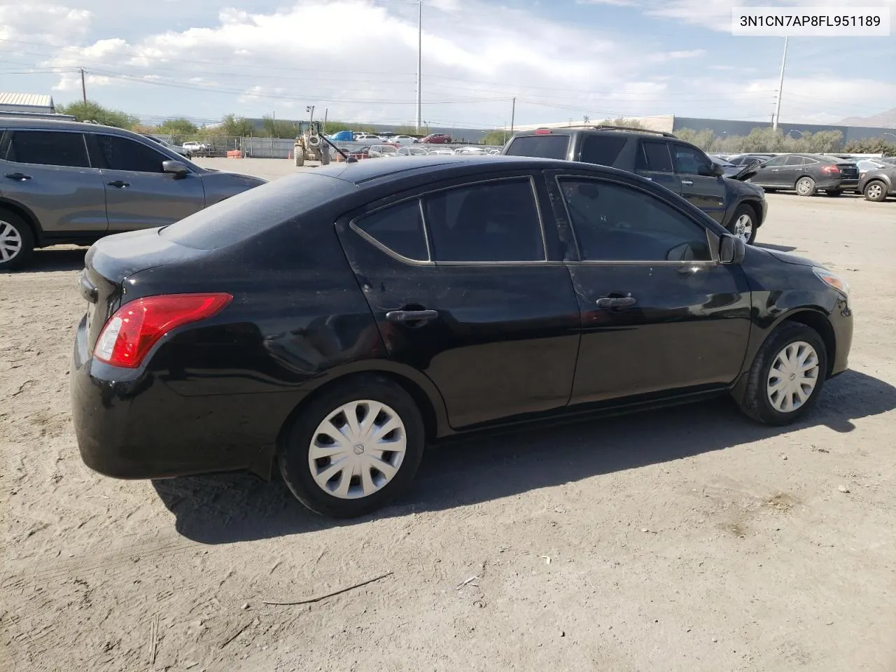 2015 Nissan Versa S VIN: 3N1CN7AP8FL951189 Lot: 75008244