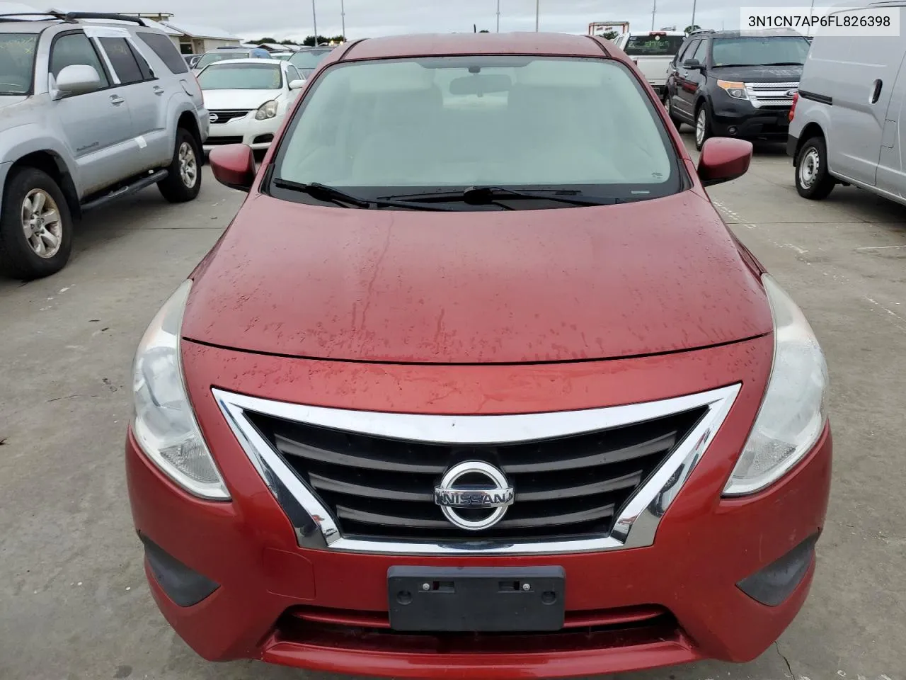 2015 Nissan Versa S VIN: 3N1CN7AP6FL826398 Lot: 75032184