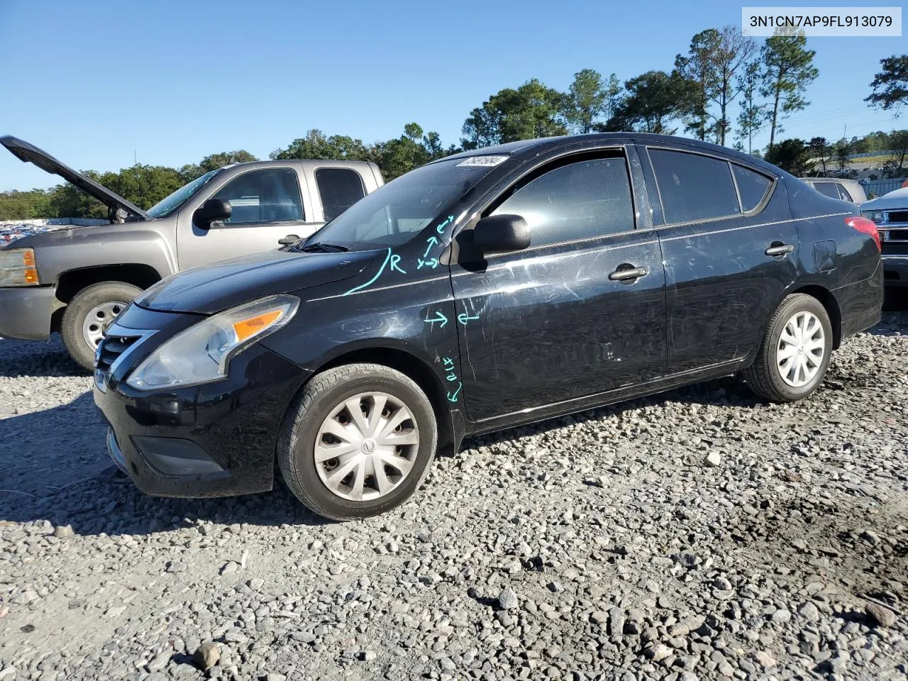 2015 Nissan Versa S VIN: 3N1CN7AP9FL913079 Lot: 75491984