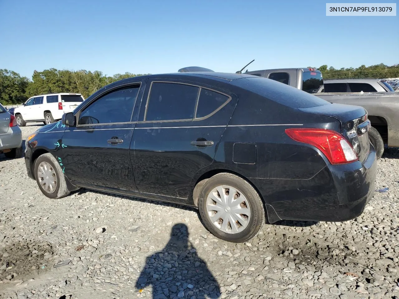 2015 Nissan Versa S VIN: 3N1CN7AP9FL913079 Lot: 75491984